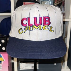 1992 Club Camel Member Pinstripe Snapback
